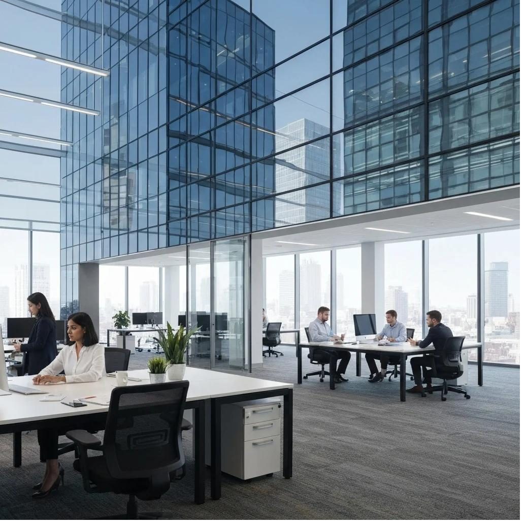 A modern office building